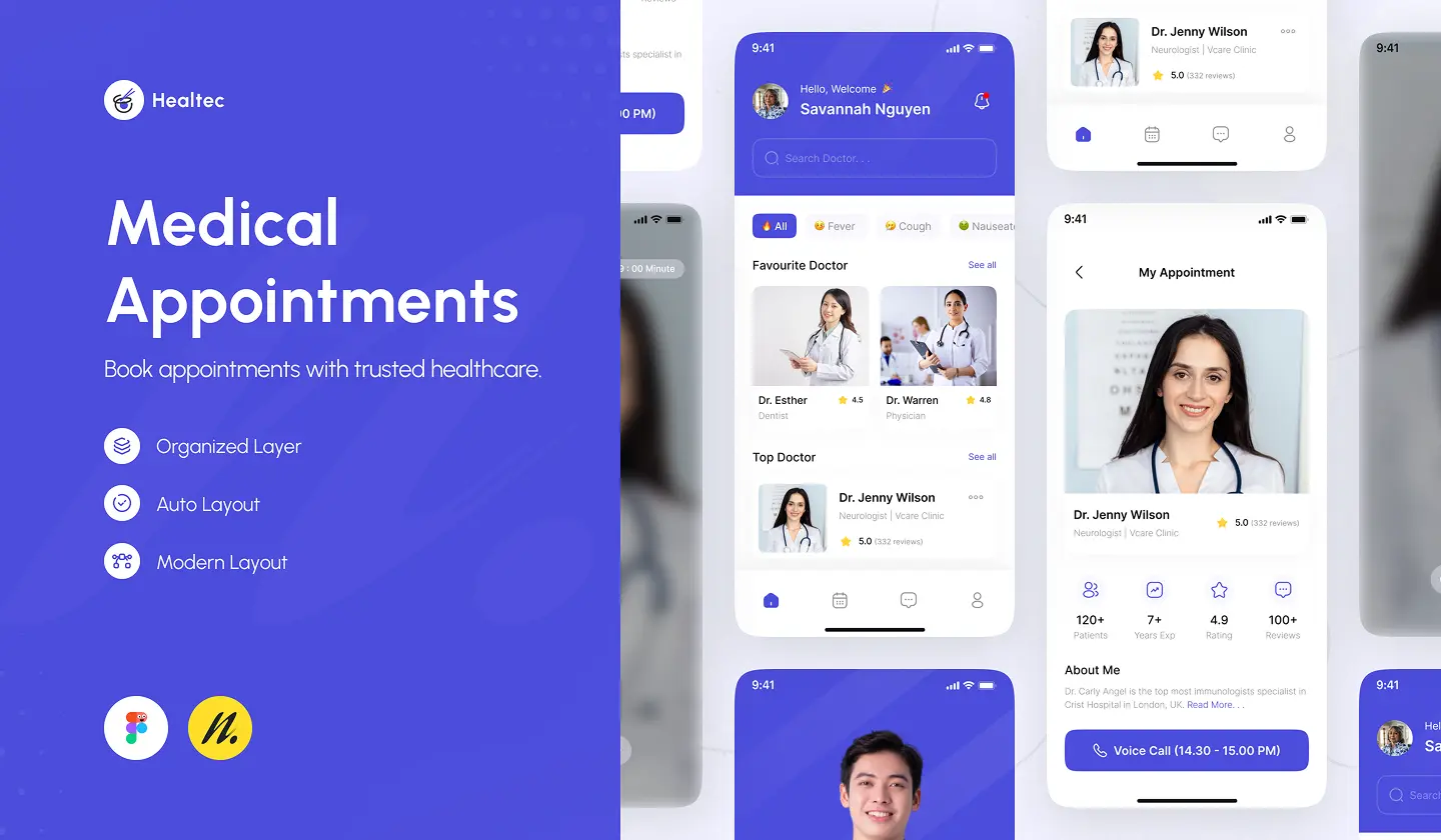 Mobile App Healtec - Medical Appointment