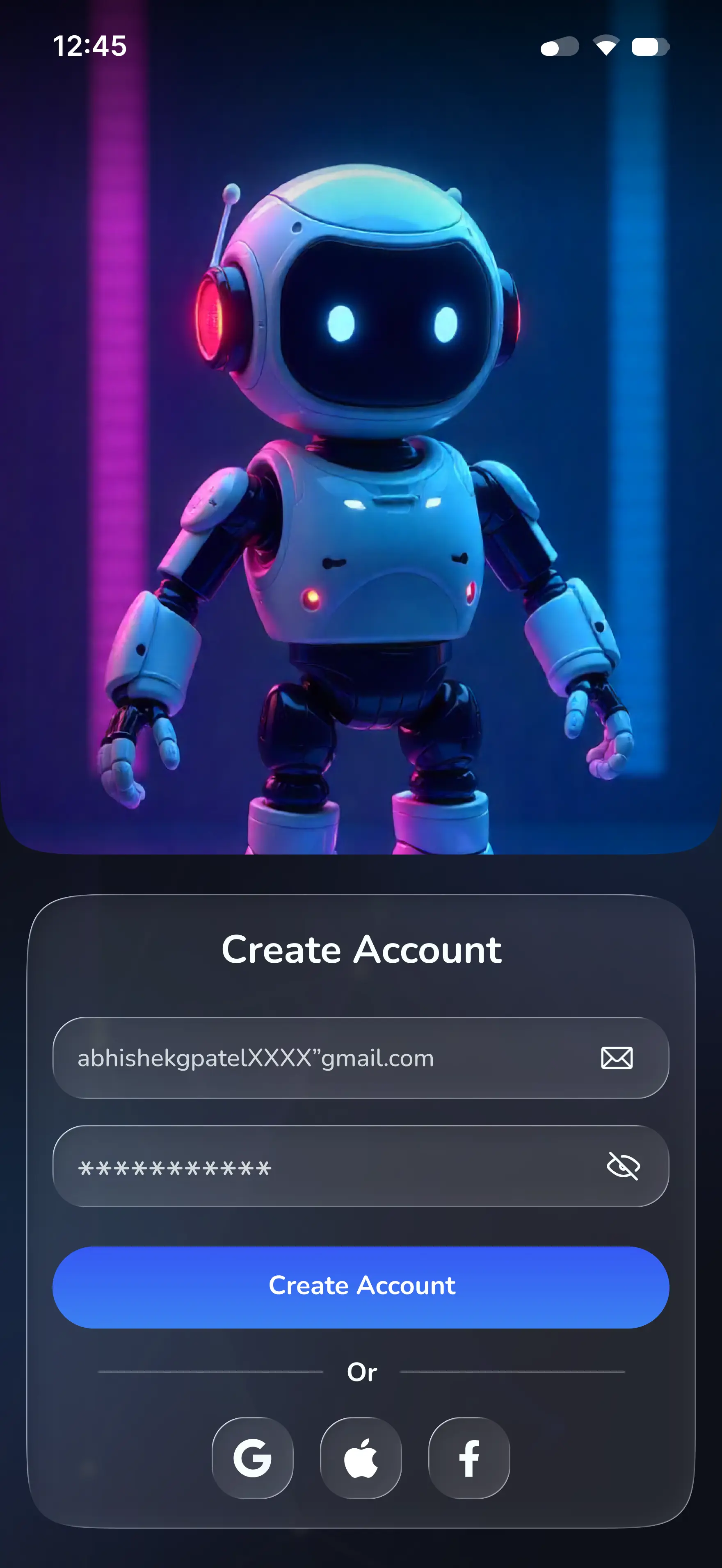 AI Tools - Futuristic AI Chatbot App - 1